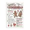 Stupell Industries Holiday Gingerbread Cookies Recipe Wall Plaque Art